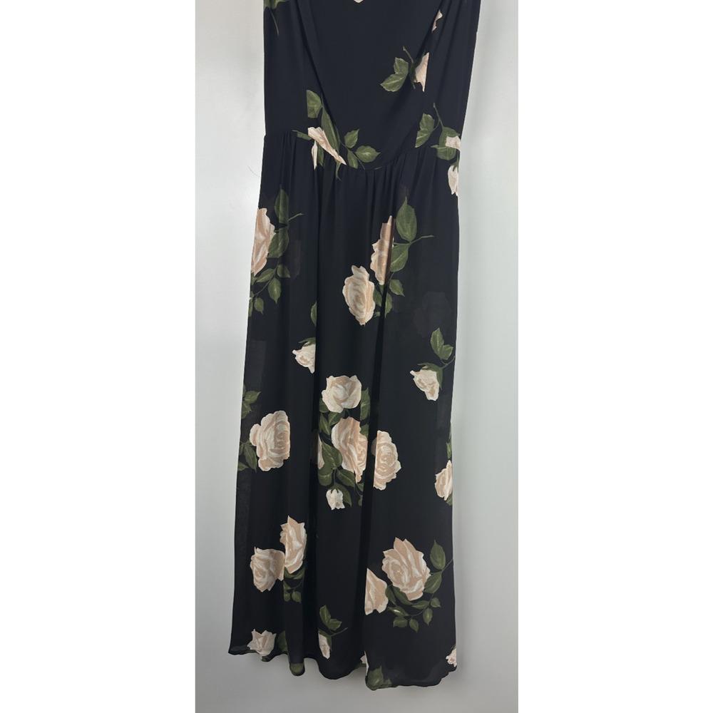 Reformation Rosehip Fit & Flare Floral Dress Lined Pockets Crepe Smocked Size 2 - Picture 7 of 11